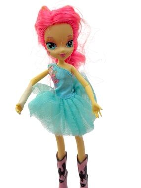 My Little Pony Pink-Haired Doll in Aqua Tutu Dress